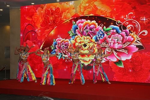 残疾人艺术家现场表演