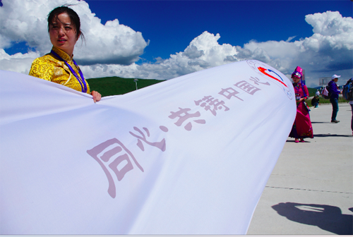 共铸中国心旗帜