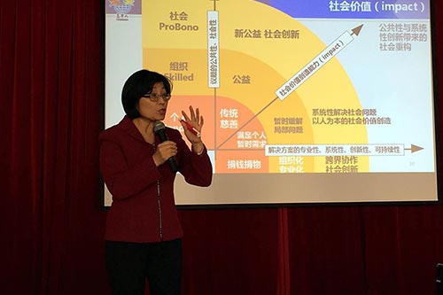 5_翟雁老师讲授专业志愿服务与新公益