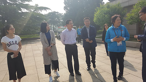 鄂尔多斯调研团走访毛主席纪念堂