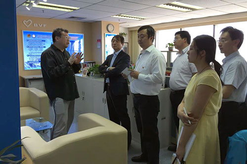 2.丁院长一行参观北京市志愿服务联合会