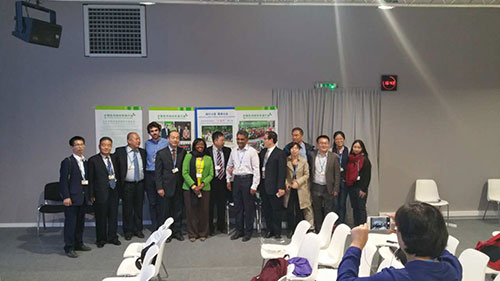 北京市志愿服务联合会的介绍出现在摩洛哥全球气候大会