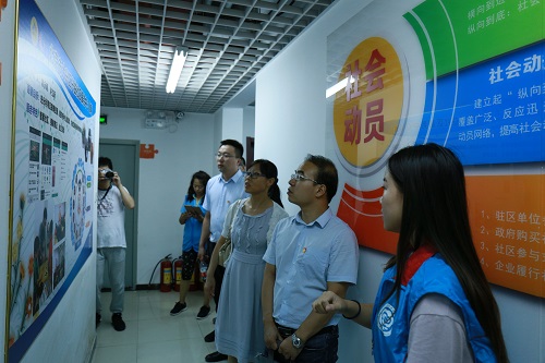参观大兴区志愿服务培育中心