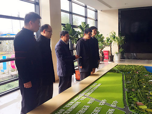 参观了世园会园区沙盘1