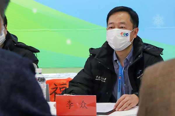 中国传媒大学校领导慰问2022北京新闻中心志愿者003